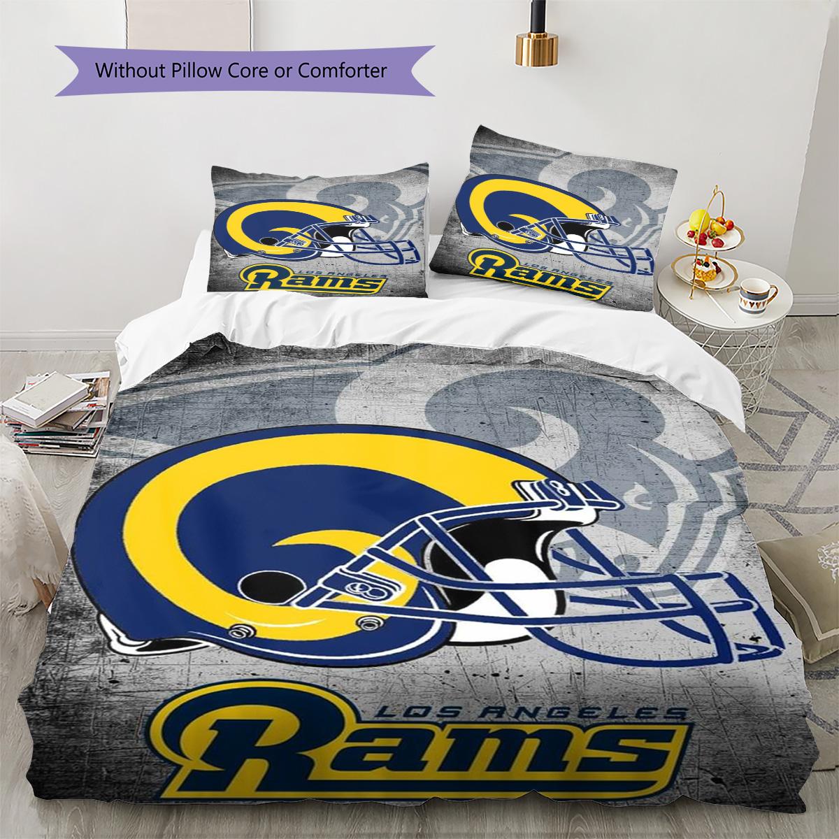 Los Angeles Rams Logo Pattern Bedding