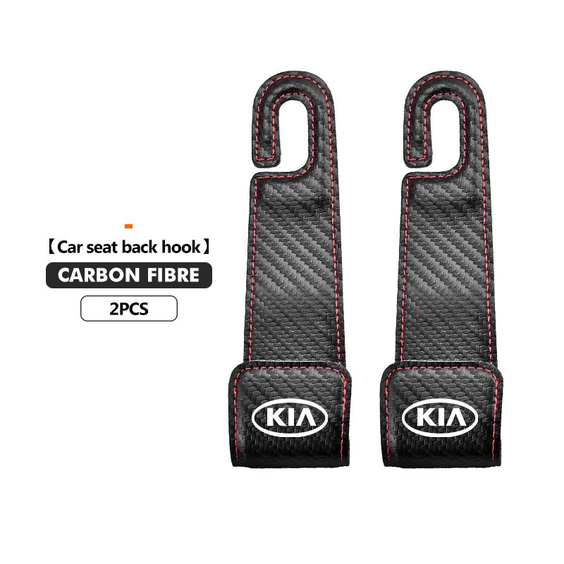Car Seat Headrest Hook Storage Hanger Auto Interior Accessories Stickers For KIA K5 K2 Rio Optima Sportage Venga Sorento Stonic