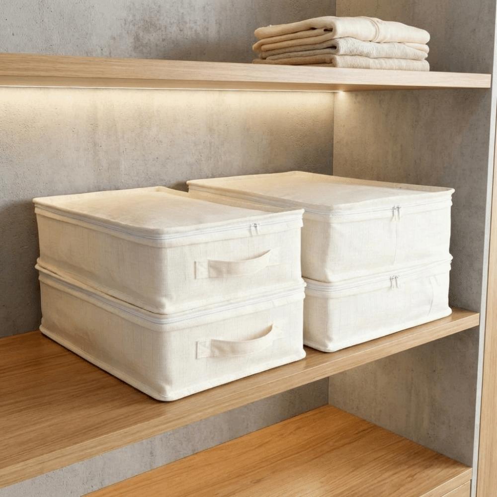 Large Capacity Visible Clothes Storage Box Dust-proof Clothes Moving Box Clothing Storage