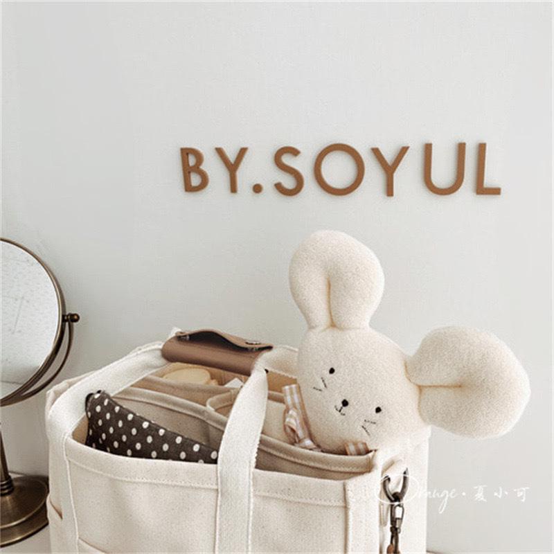 Multifunctional Mother & Baby Canvas Shoulder Bag - Korean Style Fashion Stroller Bag