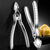 304 Stainless Steel Durian Shell Opener Labor-saving Manual Durian Shell Cracker Rust-proof Anti-slip Handle Durian Shell Pliers