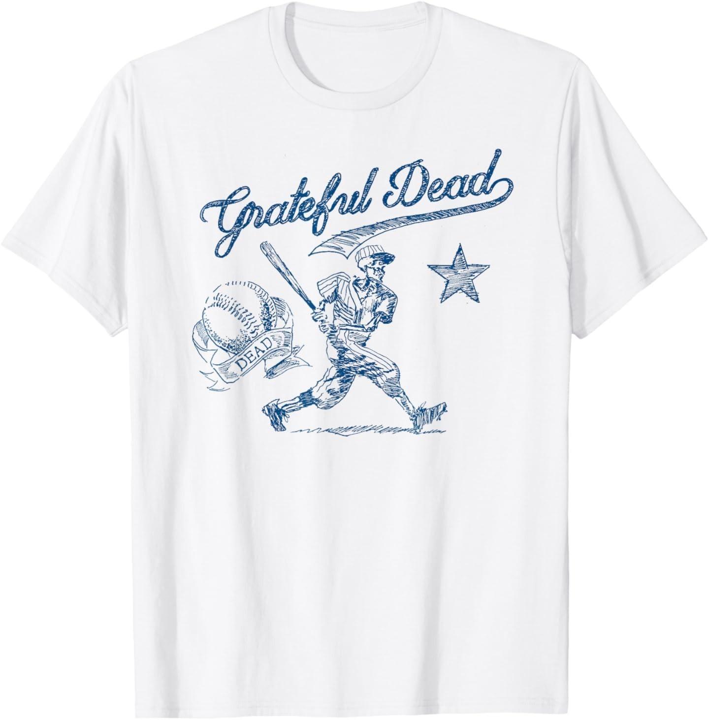 Бейсбольная футболка Grateful Dead Skelly 4XL