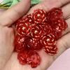 Acrylic Handmade Materials Fashion Necklace Pendant Bracelet 17.6mm DIY Beads DIY Jewelry Flower Beads 20Pcs