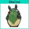 Cartoon My Neighbor Totoro Hand Holding Leaf Resin Figurine For Collectors And Desk Decor