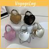 Pu Stylish Heartshaped Handbag For Women With Trendy Chain Shoulder Strap Ideal For Casual Outings