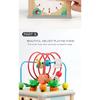 Montessori Wooden Children's Toys Multifunction Beaded Treasure Box Preschool Baby Building Blocks Early Education Kids Toys