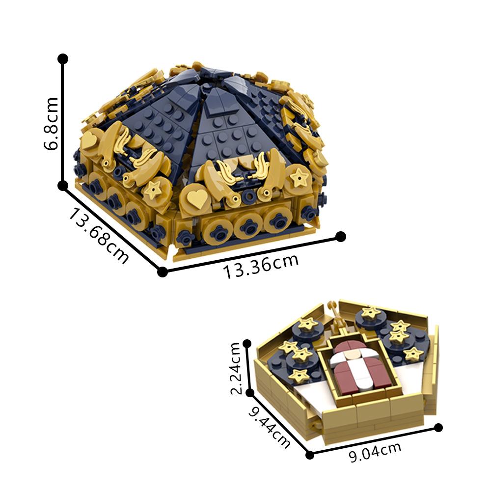 MOC Magic School Chocolate Frog Building Blocks Sweets Box Wizard Card Hogwarts Chocolate Frog Brick Toy Kid Gift