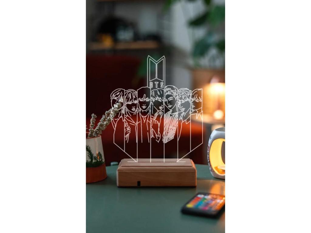 Bts Bangtan Boys Bts Army V2 16 Renk Gece Lambası