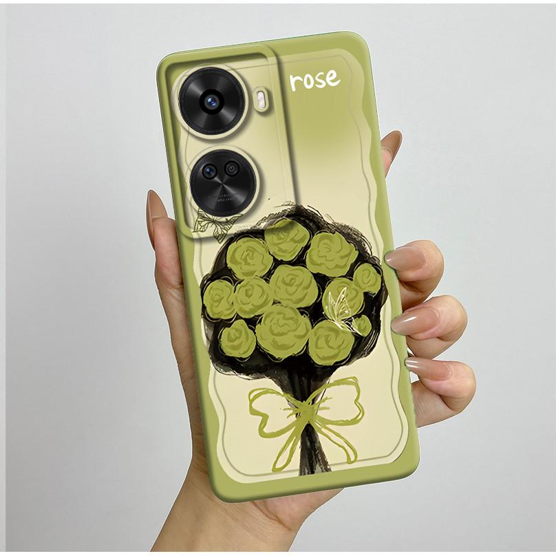 For Huawei Nova 12 SE Phone Case Nova 11 SE 12SE Fashion Soft Liquid Silicone Shockproof Protective Back Covers Anti Slip Fundas