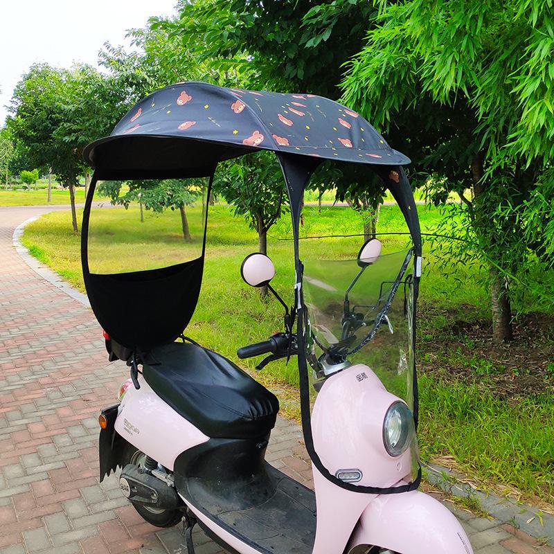 Electric Bicycle & Motorcycle Rainproof Windproof Canopy Shelter