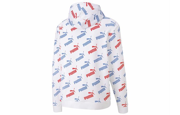 Puma AMPLIFIED Sweatshirts Men's White Hooded Moderate Regular 582795-62