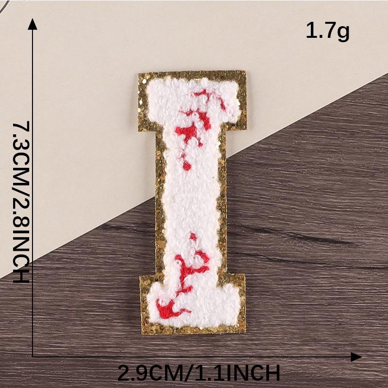 Gold Edge Chenille Smiley Face Embroidered Patch Badge