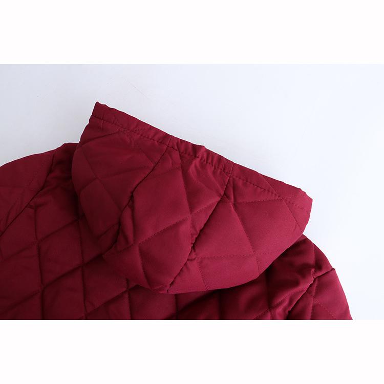 Oversized Jacket Women's Autumn Winter Loose Casual Hooded Coat Thicken Padded Parkas Overcoat