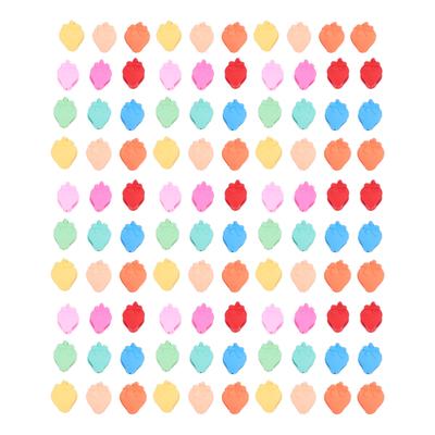 100pcs Small Hair Claw Clips for Women Girls Kids Cute Strawberry Shaped Non Slip Colorful Mini Jaw 