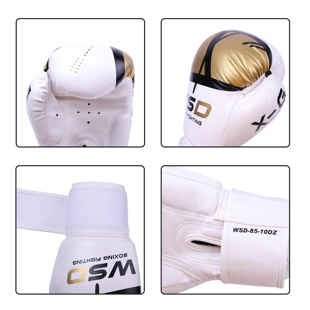 Kick Boxing Gloves for Men Women PU Karate Muay Thai Guantes De Boxeo Sanda Training Adults Kids