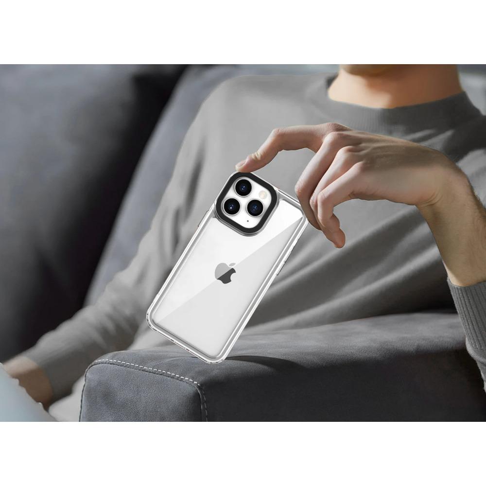 Custodia Trasparente di Lusso in Acrilico per IPhone 16 15 14 13 12 11XS XS Max XR 8 7 Antiurto Ultra Sottile Protettore Copertura a Protezione Totale