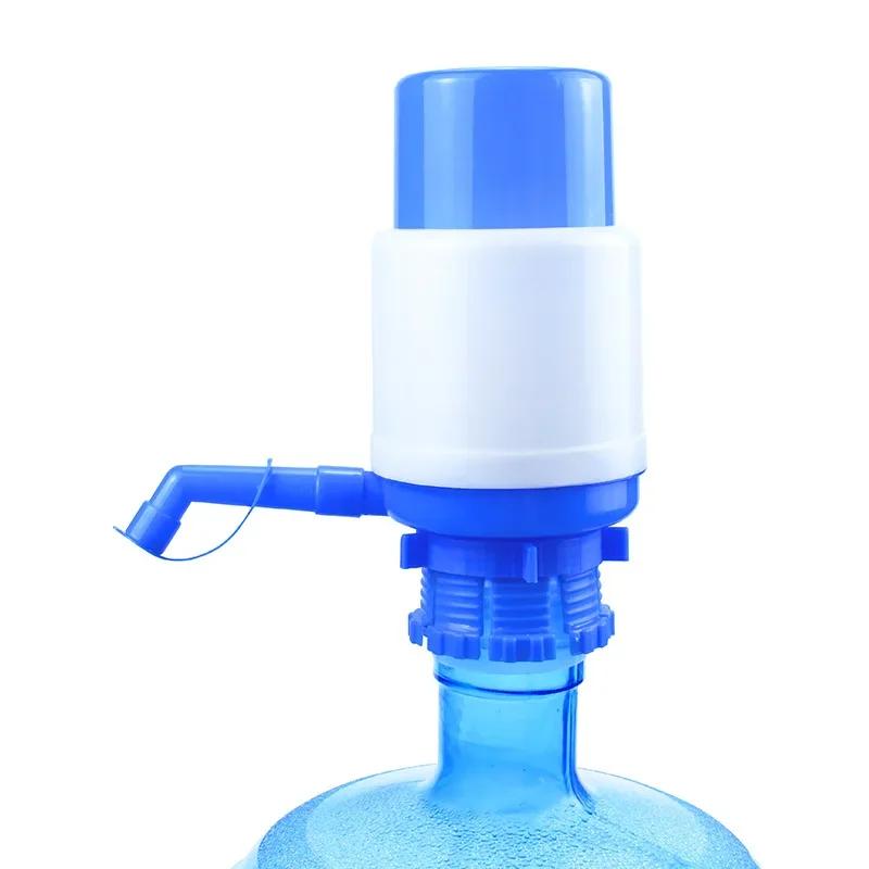 Wasserflaschen Pumpe Manuelle Handdruck Trinkbrunnen Druckpumpe Wasserpresspumpen mit einem extra kurzen Schlauch Lebensmittelqualität