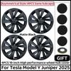 4PCS Wheel Cover for Tesla Model Y Juniper 19 Inch 2025 Car Replacement Wheel Cover Automobile Hub Cap Full Rim Car Accessories sw2