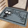 Welcome Cat Entryway Door Mat Rugs Carpets Home Decoration Non Slip Washable Entrance Mat Anti Fatigue Durable Door Mat