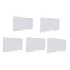 5pcs Transparent DIY Neck Mask Mold Reusable Neck Patch Tray for Facial Mask Maker
