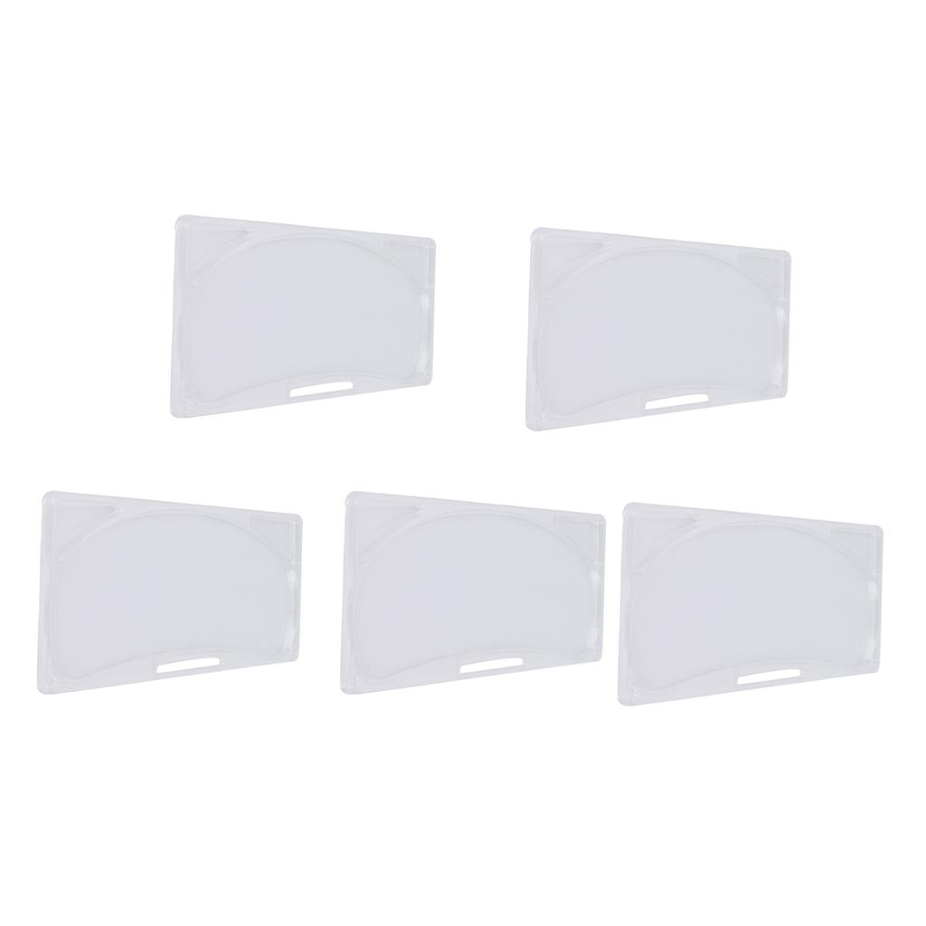 5pcs Transparent DIY Neck Mask Mold Reusable Neck Patch Tray for Facial Mask Maker