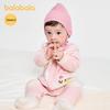 Balabala Winter Half-Velvet Baby Bodysuit Jumpsuit