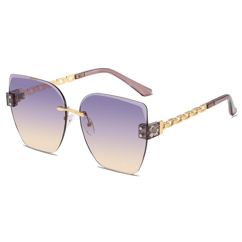 Sunglasses For Women, High-End Driving Sunscreen, Sunglasses With Personality, Large Frame, Round Face And Thin Glasses For Men