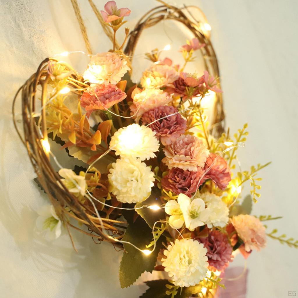 Carnation Floral Wreath for Home Decor