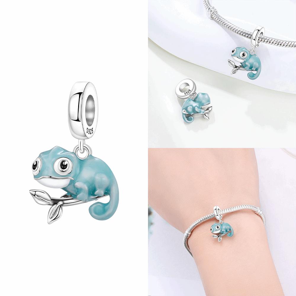 Original Penguin Pendant Flying Dragon Ghostly Dinosaur Charm Copper Beads Fit Bracelet Jewelry Diy Women Accessory Gift