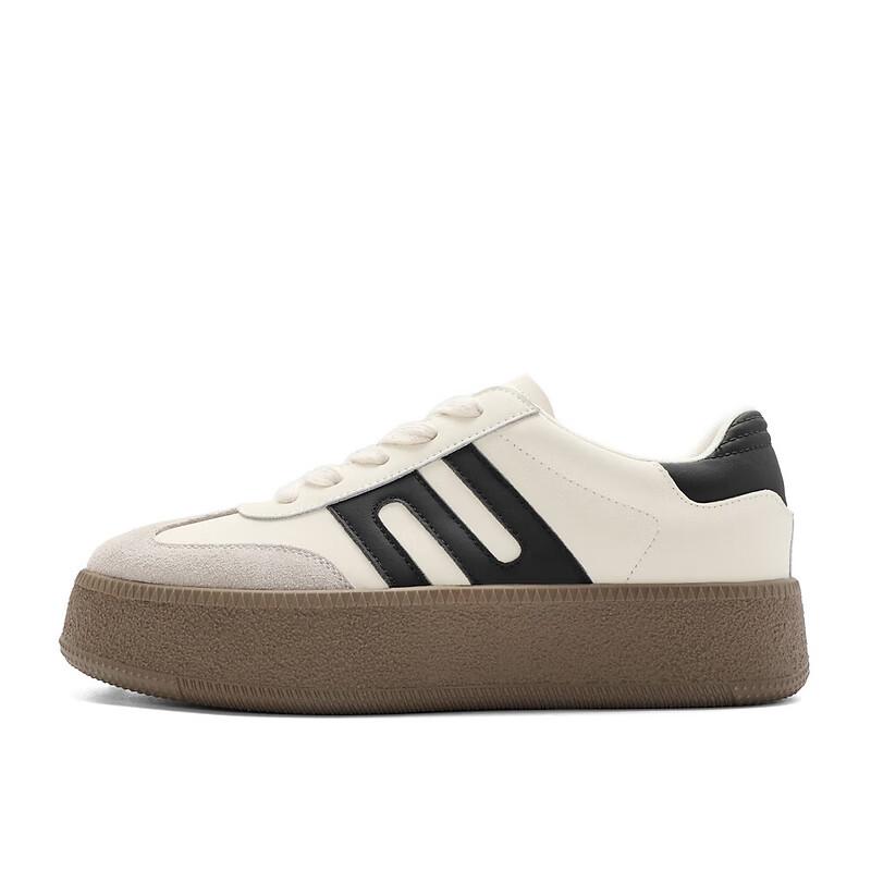 Belle Women's Retro Platform German Trainer Sneakers
