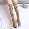 New Sexy Women's High Boots Over The Knee Boots Womens Plus Size Boots Shoes for Women Motorcycle Boots Winter Boots Punk Shoes