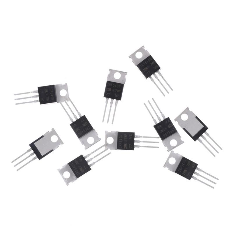 10 Stücke Irf540N Irf540 Zu-220 N-Kanal 33A 100V Leistungs-mosfet