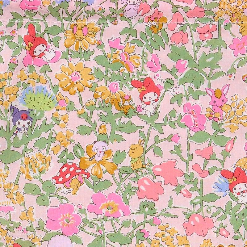 Sanrio Characters Liberty Fabrics Drawstring Bag (Flower) NEW