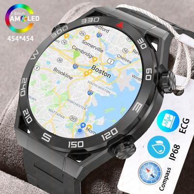 Smartwatch Ecg+ppg Gps Monitoraggio Sportivo Schermo 1.5 Pollici 454*454 Nfc Chiamata Bluetooth Smartwatch Uomo Per Orologi Huawei Ultimate