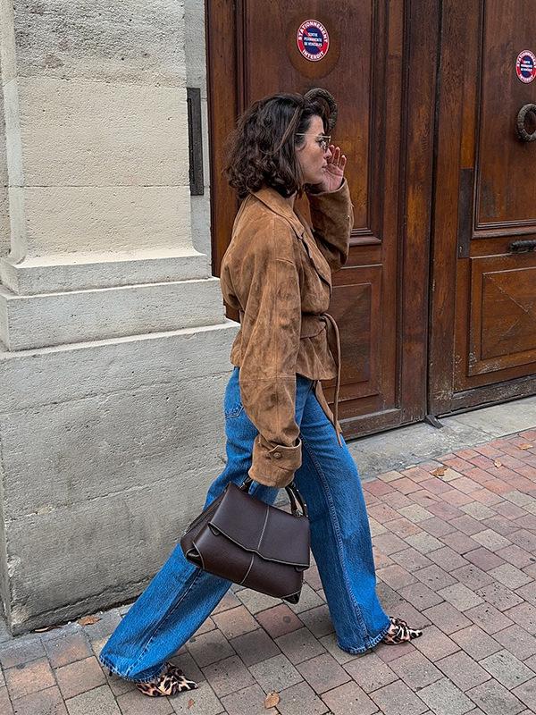 European & American Women's Suit Collar Tie Short Jacket for Spring & Autumn 2025