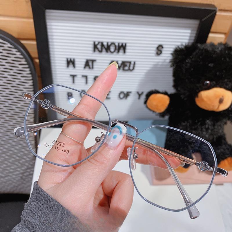 

Мужские и женские оптические очки с большой оправой с градиентом и оптическими очками для близорукости, оправа для очков, многоугольная винтажная оправа для очков