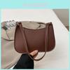 Pu Material Small Square Shoulder Bag For Women With Zipper Closure For Daily Use