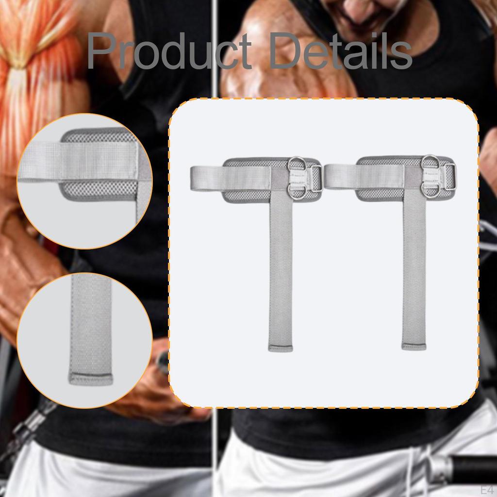 2 Pieces Weightlifting Wrist Straps Fitness Equipment Wraps for Bodybuilding