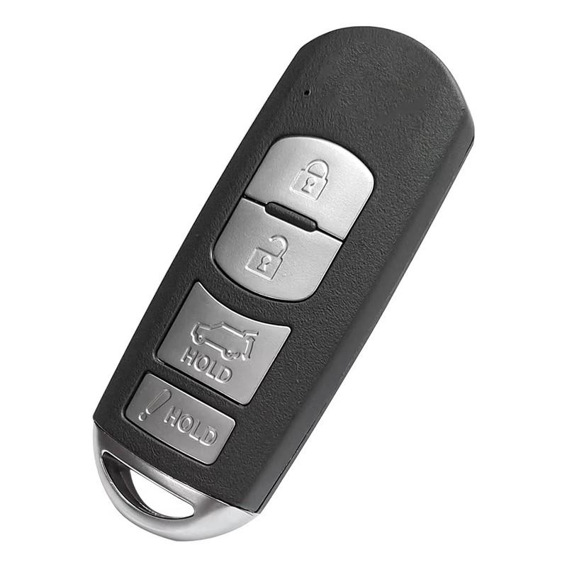 Modified  for Mazda CX-7 CX-9 2007 2008 2009 Smart Remote Car Key Fob With 4 Buttons 434MHz BGBX1T458SKE11A01 SKE11B-01