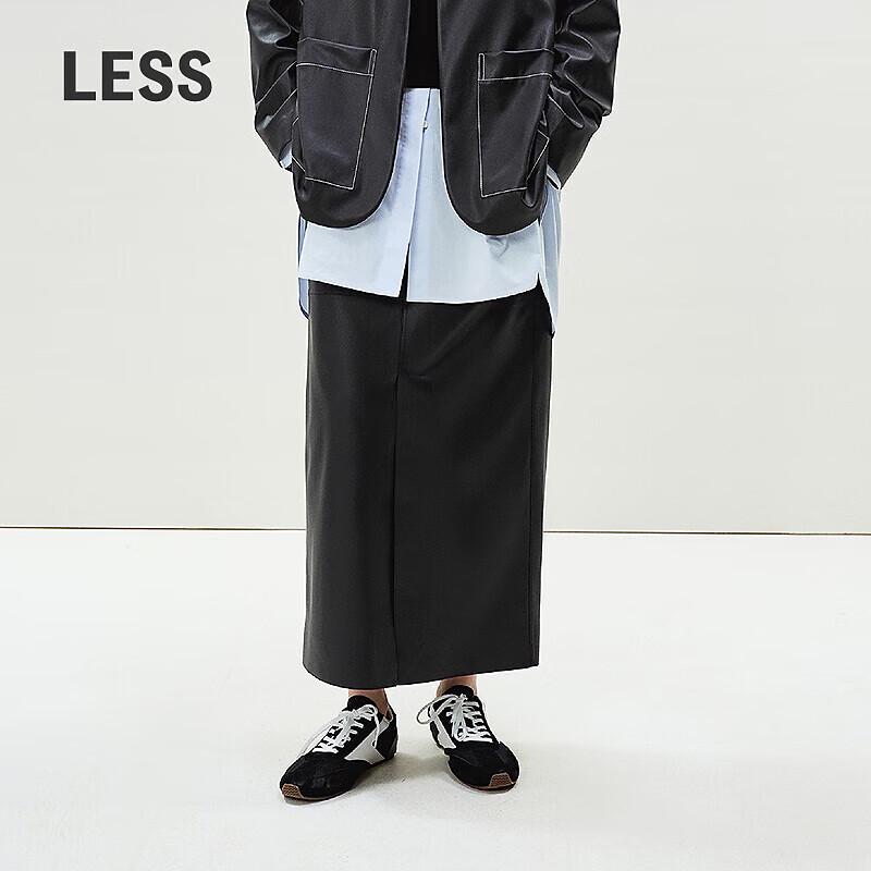 LESS 2025 Spring Straight Casual Long Skirt L