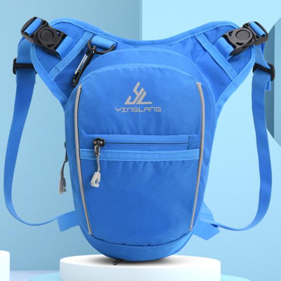 Pánská taška Crossbody Nastavitelný popruh Vodotěsné Multi Kapsy Měkká tkanina Fanny Pack Sports