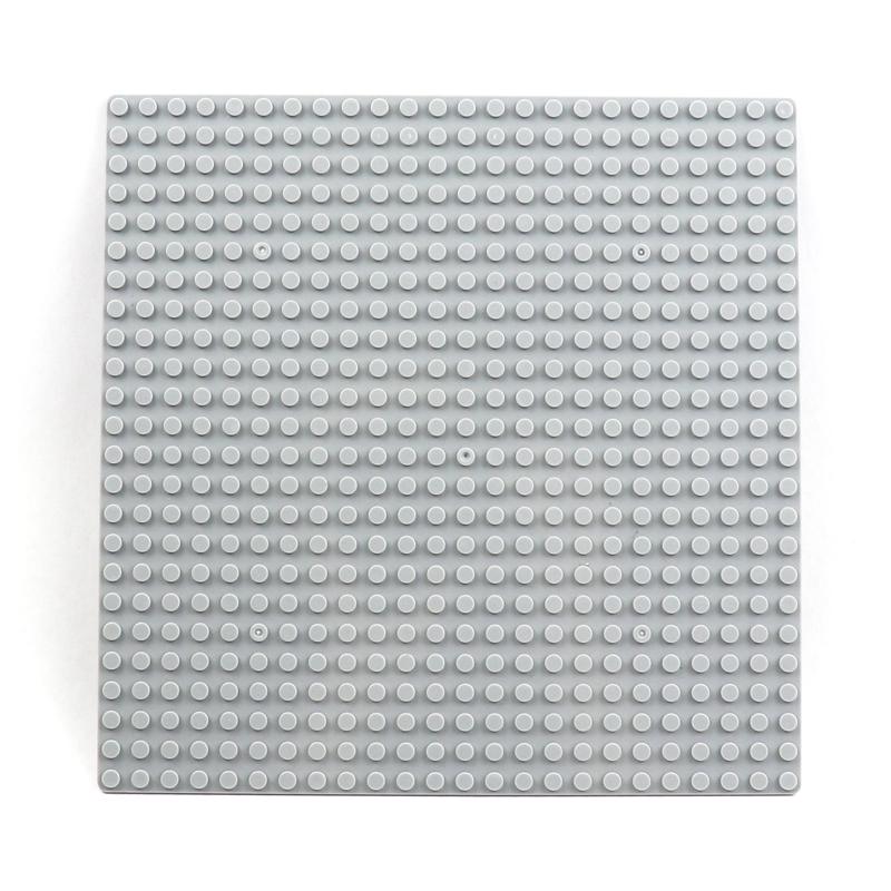 

MOC Figures Baseplate 24 x 24 Dots Small Particles 19.2X19.2CM Children City Building Blocks Self-Lock Constructions Toys 2pcs светло-серый