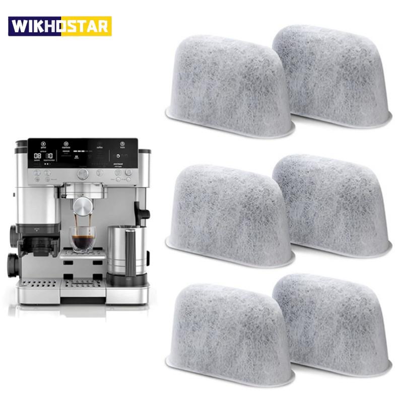 6pcs Charcoal Water Filters For Luxe Cafe  Coffee Machines Charcoal Water Filters Coffee Accessories
