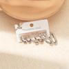 Heart Stainless Steel Hoop Earrings: European-American Fashion, Versatile Titanium Ear Ornaments for Women.