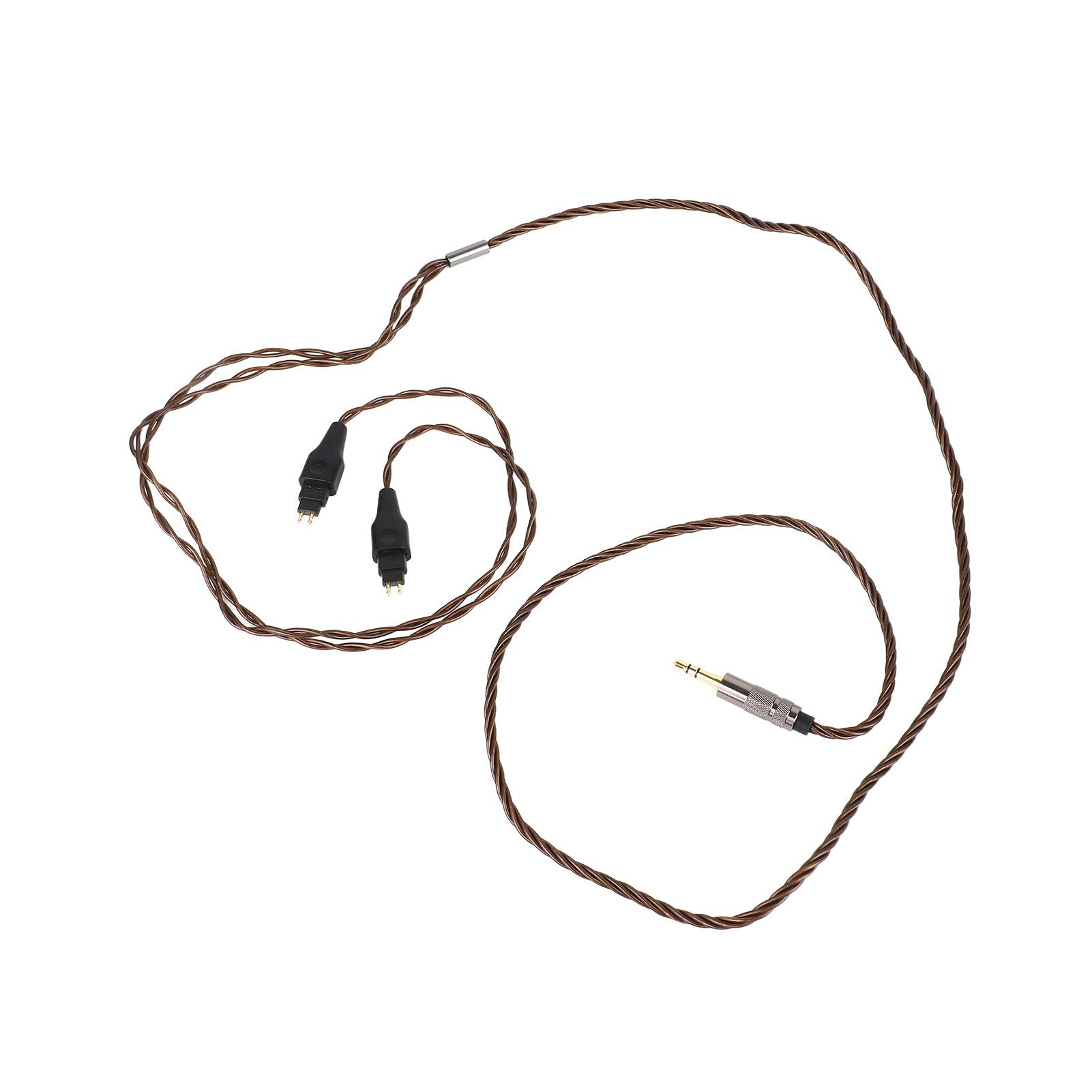 

3.5mm Upgrade Audio Cable Replacement for Sennheiser Headphone HD414 HD650 HD600 HD580 HD565 HD545 HD535 HD525 HD265 бронзовый