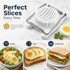 Stainless Steel Wire Egg Slicer Easy Uniform Egg Slices for Boiled Eggs Salad Sandwich Breakfast Durable Home Kitchen Tool 2