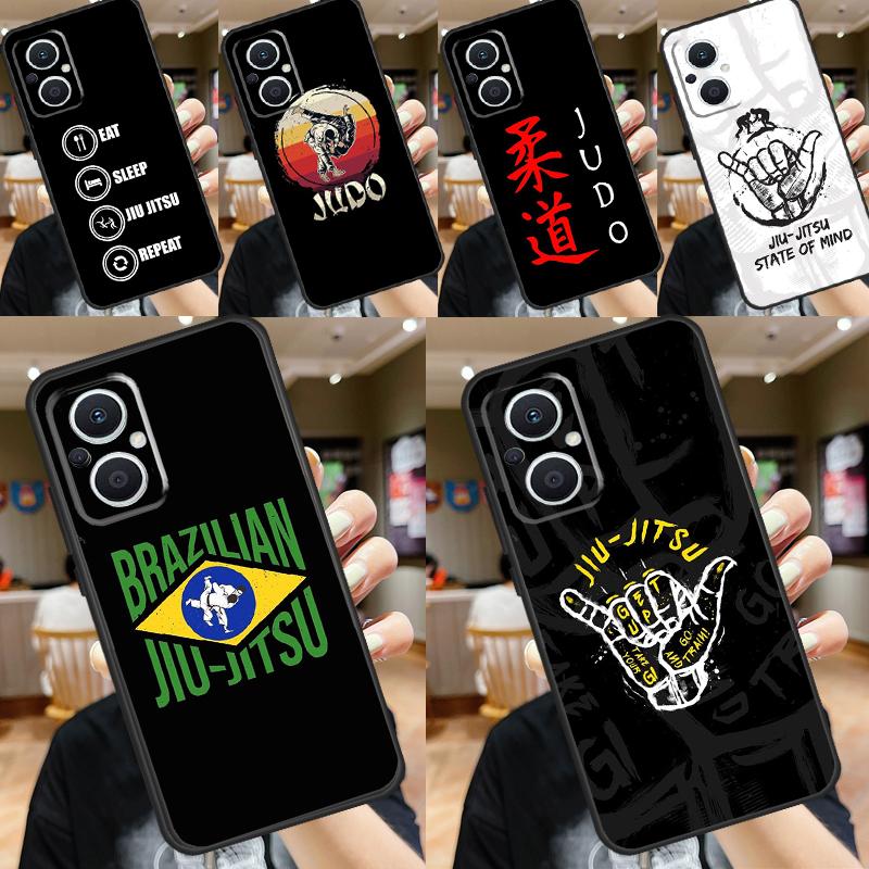 Judo BJJ Jiu Jitsu Hülle Für OPPO Reno 10 Pro 11F 4Z 5Z 8T 4 5 6 7 8 Lite OPPO Find X2 X3 Neo X5 X6 Pro Abdeckung