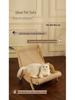 Wooden Cat Recliner: Scratch-Resistant Hammock with Sisal Scratch Pad