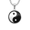 Retro Tai Chi Bagua Pendant - Punk Hip Hop Jewelry for Men & Women In Titanium Steel