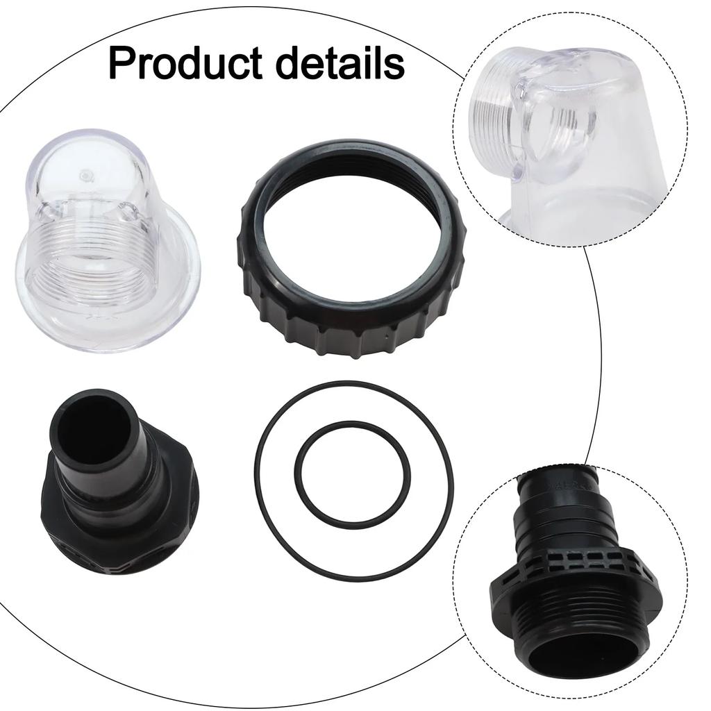 Pump Maintenance Transparent Pre-Filter Lid Cost-effective Pool Maintenance Solution Long-lasting Service Life